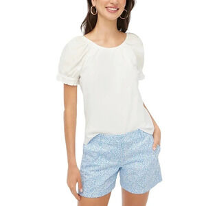 J crew tie back top